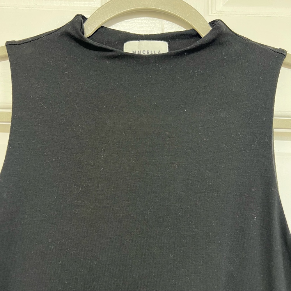 Marcella NYC Montrose Black Sleeveless Fit & Flare Maxi Dress Medium - Picture 4 of 14